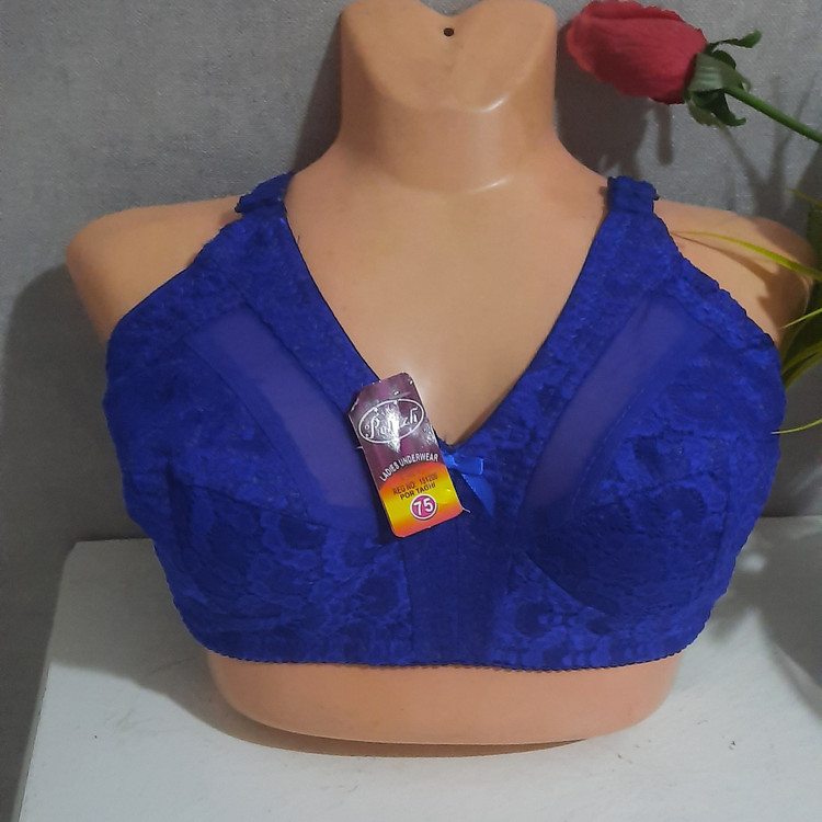 سوتین دولایه زیرلایه نخ تورفرانسه با لایه ضدالزژی درسایز75و80 و85 دردورنگ