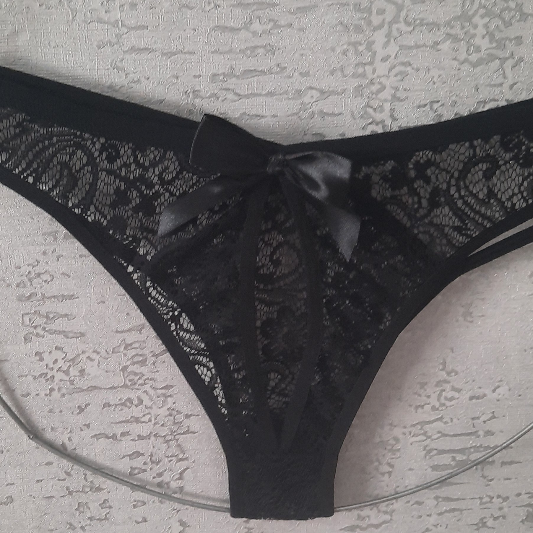 شورت فانتزی گیپور بندی قرمزو مشکی جلوتوردار فری سایز40تا44