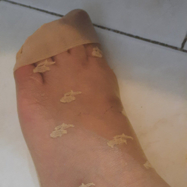 جوراب دوجفتی مچی طرح دارmiss lee شیشه ای مشکی ضخامت 15