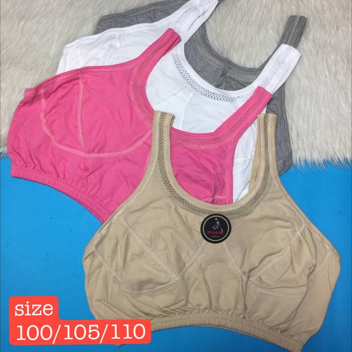 نیم تنه اصل نخی رنگی متوسط و بزرگ ضدالزژی ازدور سینه 100و105 و110 لطیف ضدالرژی
